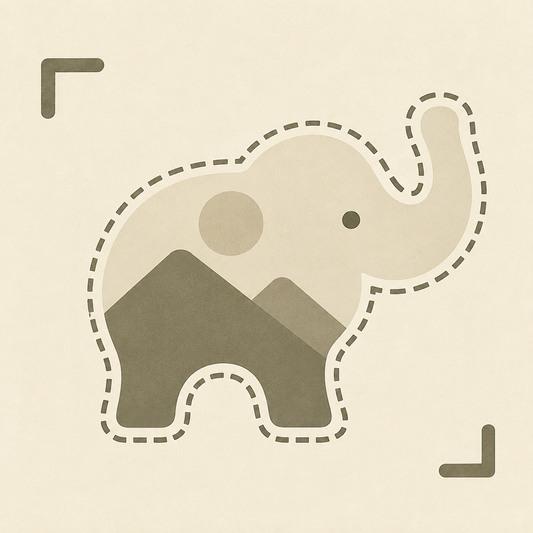 Use your custom cropping shape to crop any image